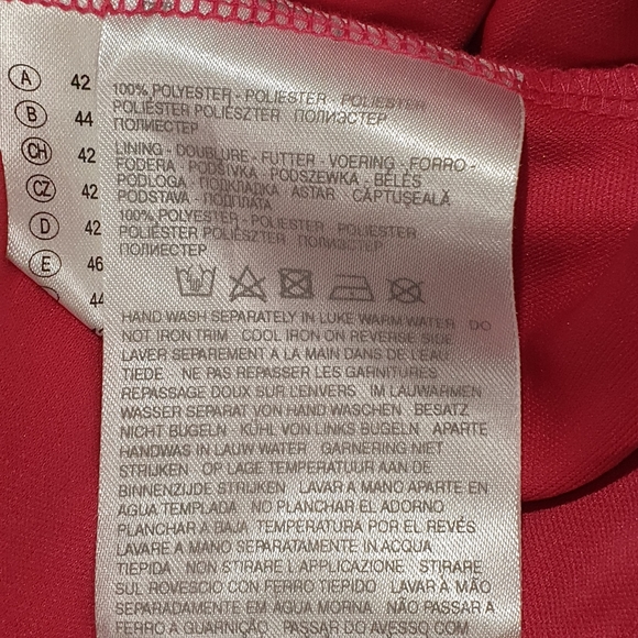 💞 YESSICA Pink & Black Cocktail Dress Size UK 16 💞 - Picture 6 of 8